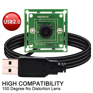 ELP 640*480 VGA USB2.0 OmniVision OV7725 цветной CMOS 100 градусов широкоугольный объектив M7 USB-модуль камеры для промышленных машин