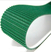 can customized 1500x50x5mm pvc lawn pattern climbing belt anti slip wear resistant pipeline conveyor belt