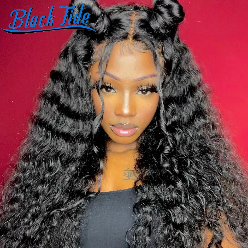 Curly Lace Front Wig 13x4 HD Transparent Lace Front Human Hair Wigs Remy Curly Lace Front Human Hair Wigs Pre Plucked For Women
