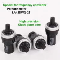 1pcs la42dwq 22 1k 2k 5k 10k 22mm diameter pots rotary potentiometer converter governor inverter resistance switch