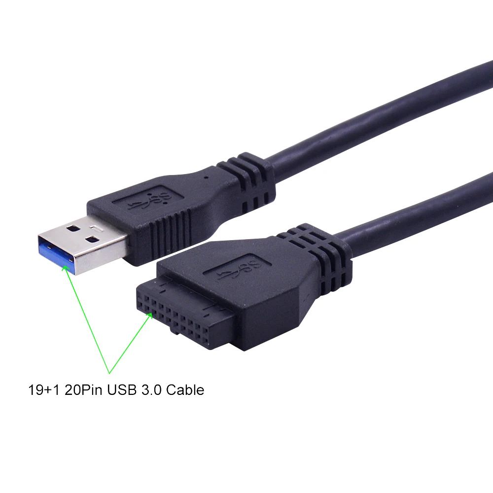 CHIPAL 19 + 1 20Pin 4 порта USB 3 0 Передняя панель комбинированный кронштейн USB3.0 хаб адаптер