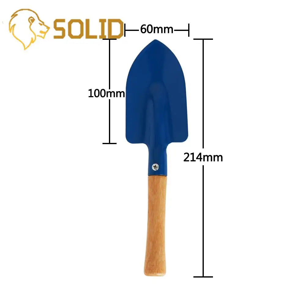 Бесплатная сумка мини садовый ручной инструмент с деревянной ручкой лопатка для