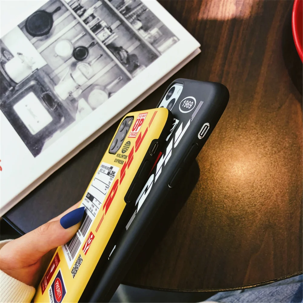 Уличная мода DHL IMD матовый чехол на айфон 11 Pro Xs Max XR X 6 6S 7 8 плюс Мягкий силиконовый