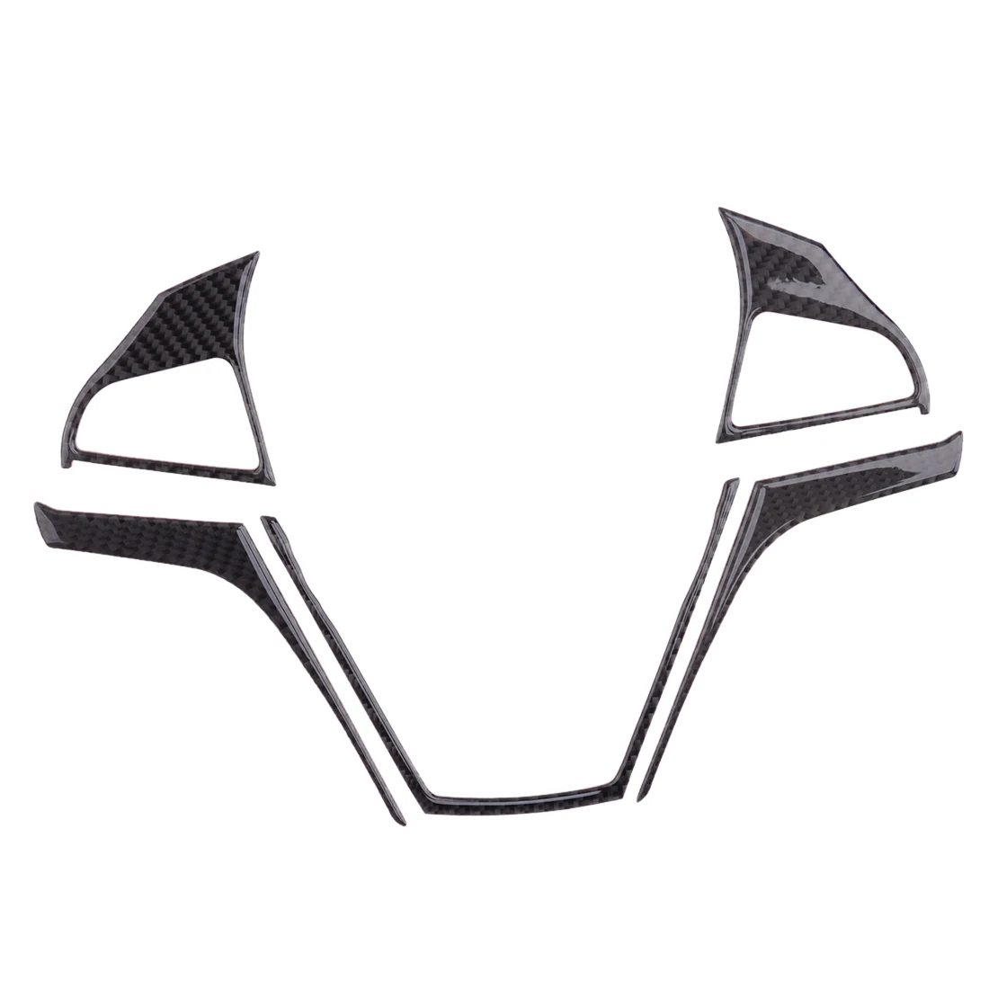 

1 комплект, наклейка на чехол рулевого колеса для Chevrolet Camaro 2013, 2014, 2015, украшение автомобиля, черное углеродное волокно