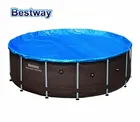 Крышка для бассейна Bestway из ПВХ диаметром 58248 м, 14 дюймов, крышка для круглого бассейна 14 дюймов, 4,27 см крышка для бассейна от листьев, пыли, ветра, солнца, 427