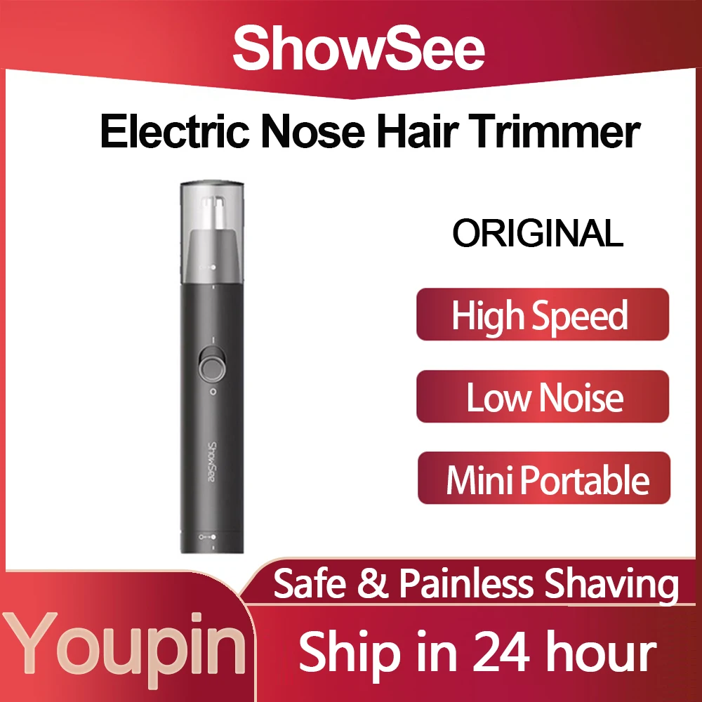 

Youpin Showsee Electric Shaving Nose Hair Trimmer Professional Safe Painless Nose Care for Men Shaving Hair Removal Razor