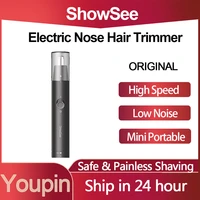 xiaomi youpin showsee electric shaving nose hair trimmer professional safe painless nose care for men shaving hair removal razor
