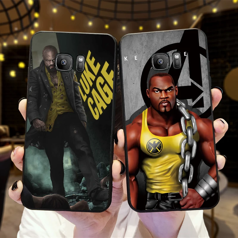 Мягкий силиконовый чехол Marvel's Luke cage для телефона Samsung Galaxy S6 S8 Edge S7 S9 Plus S10 S10E Note 9 8