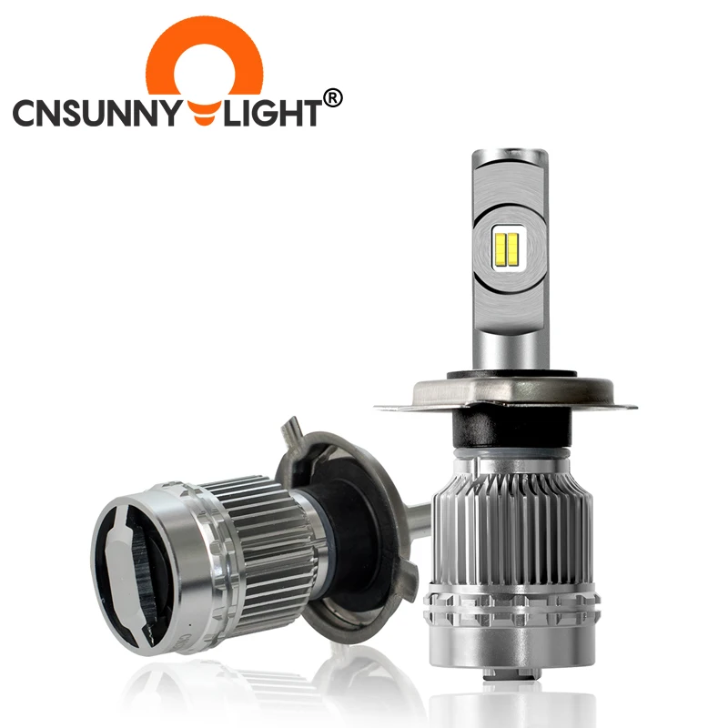 CNSUNNY светильник R6 H7 светодиодный автомобильный H11 H4 9005 HB3 9006 HB4 H1 турбо головной