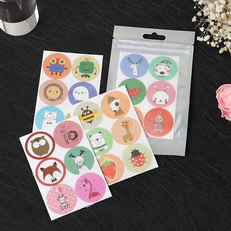 

30pcs Mosquito Square Cartoon Anti-Mosquito Repellent Patch Stickers Plant Essential Oil Mosquito Repellent Stickers for Baby