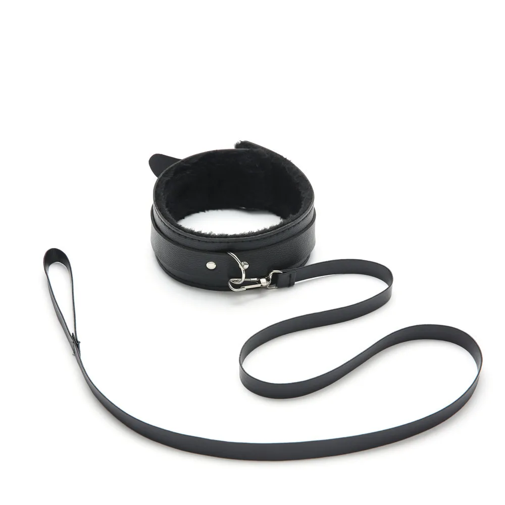 Секс-игрушки для взрослых Meselo SM Наручники ремешок плетка веревка повязка на шею