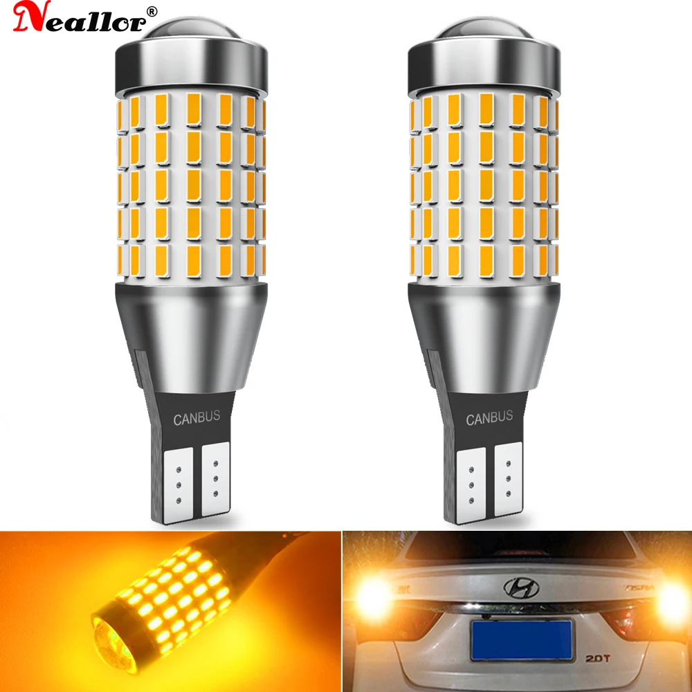 

2 шт., светодиодные лампы T15 W16W, светодиодные лампы Canbus 920, 921, 912, 1200лм, 3014SMD, супер яркие автомобильные фонари заднего хода, 6000 К, белые, 12 В, для а...