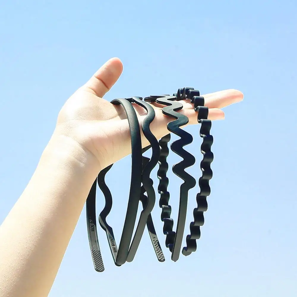 Ободок для волос однотонный с зубцами Женский модный аксессуар на голову 1 шт. |