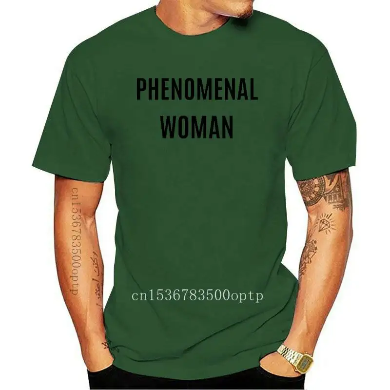 

New 2021 Summer Fashion Phenomenal Woman T Shirt Letter Printed T-shirts Women Soft Cotton Short sleeve White Tops S1456
