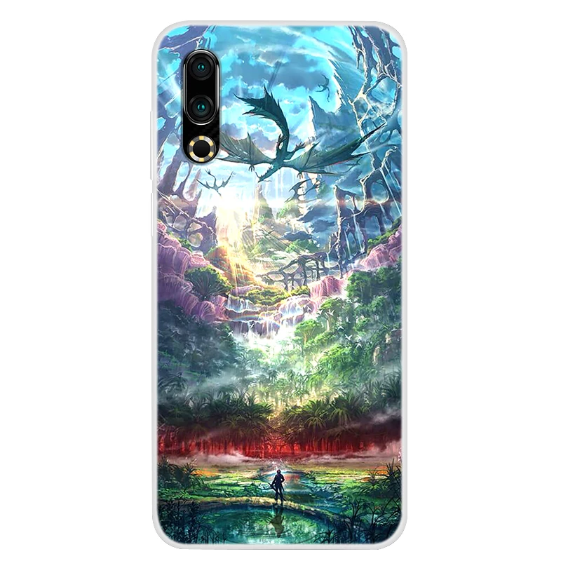 Soft Silicone All inclusive Phone Cover Case For Meizu 16 16S U10 X8 V8 Pro Back Color painted 6 Note 9 |