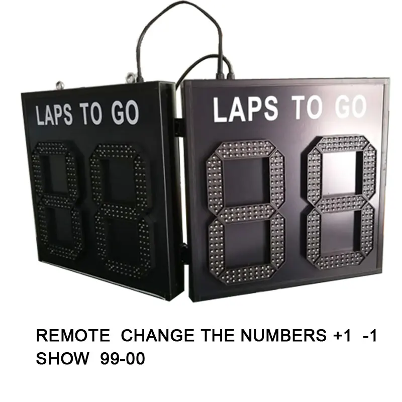 

12inch white color led display RF Remote control change the number
