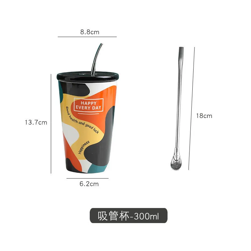 Креативный набор кофейных чашек с блюдцем керамическая чашка для завтрака