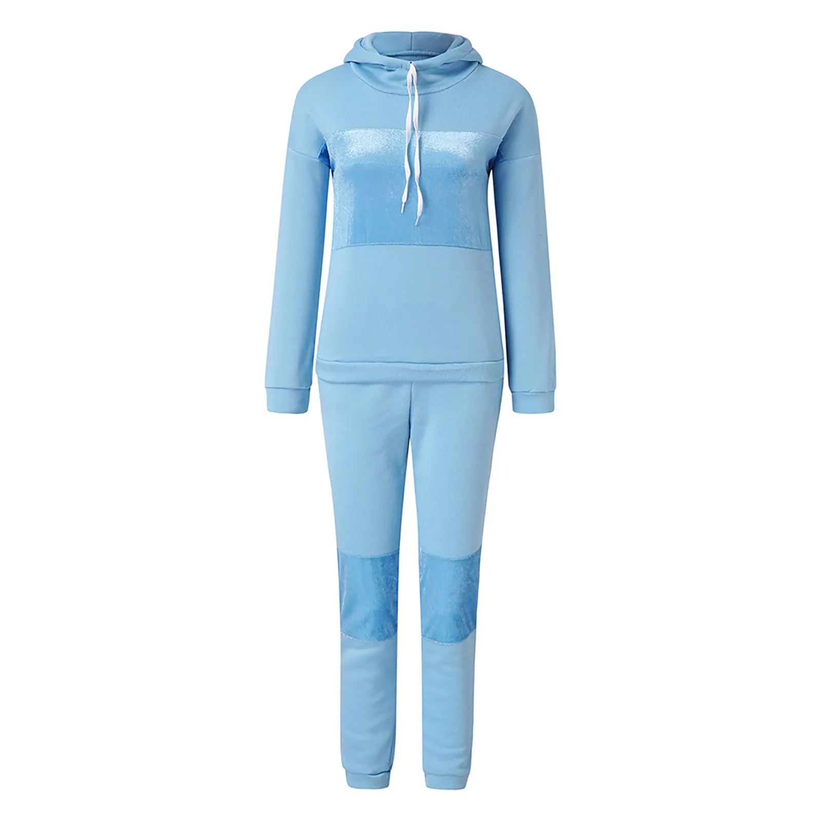 

Tracksuit Women Fashion Autumn Casual Sport Set European And American Autumn And Winter New Hooded Sports Suit