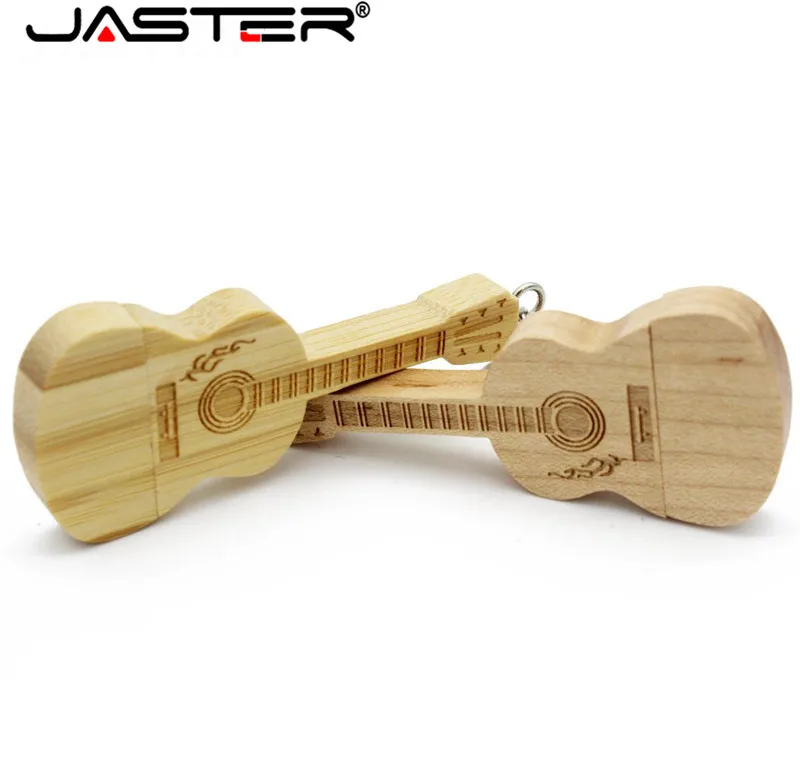 Флешка JASTER Maple Wood Bamboo guitar USB 2 0 64 ГБ 4 8 16 32 ГБ|USB флэш-накопители| |