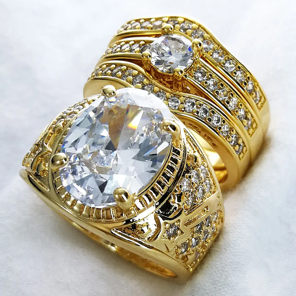 

Prong setting zircon Men Lady ring wedding Domineering Couple Party ring men size 8 to 15, women size 5 to 10 R283, R179
