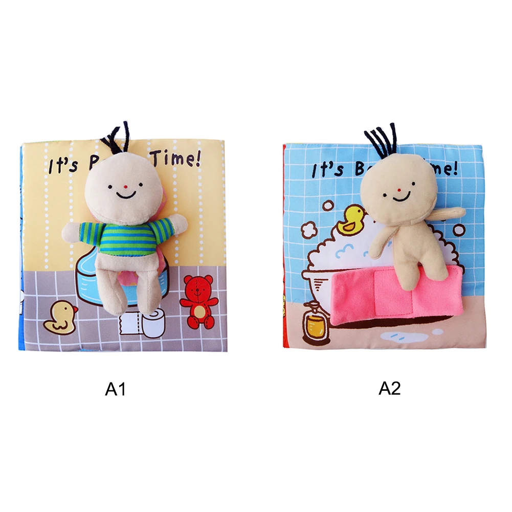 Раннего образования книга детского просвета туалет ванна игрушки мягкой ткани