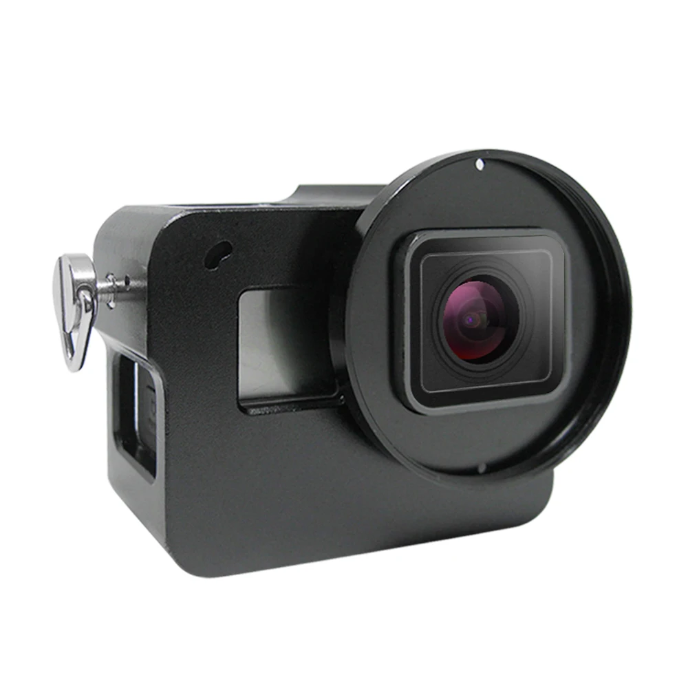 GoPro Hero защитный чехол с металлической оправой клетка Корпус УФ-фильтром и