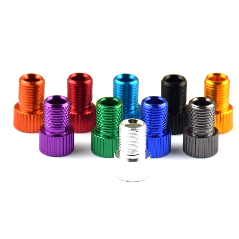 6 шт. адаптер клапана переходник трубка насоса для дорожного велосипеда Presta в