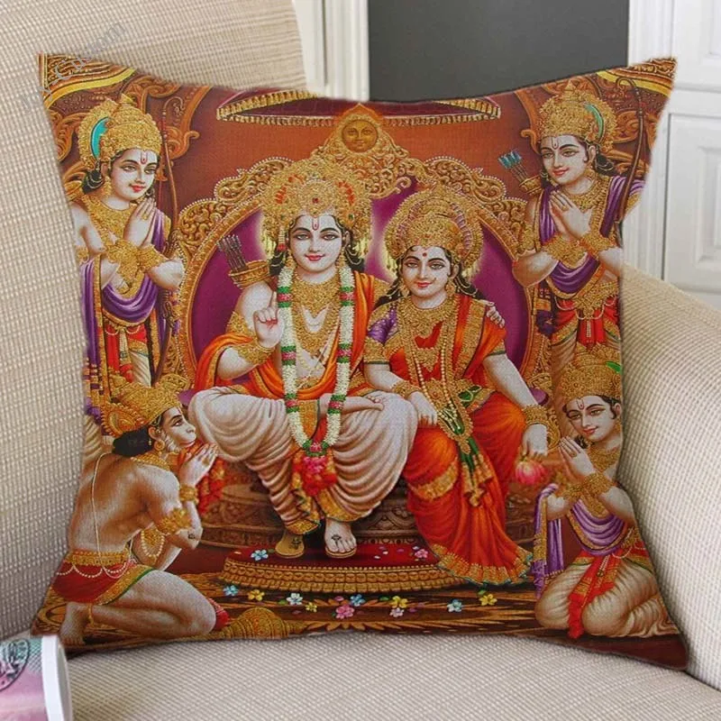 Индийский культ плакат стиль индийский буддизм лорды Вишну Hanuman Krishna диванная