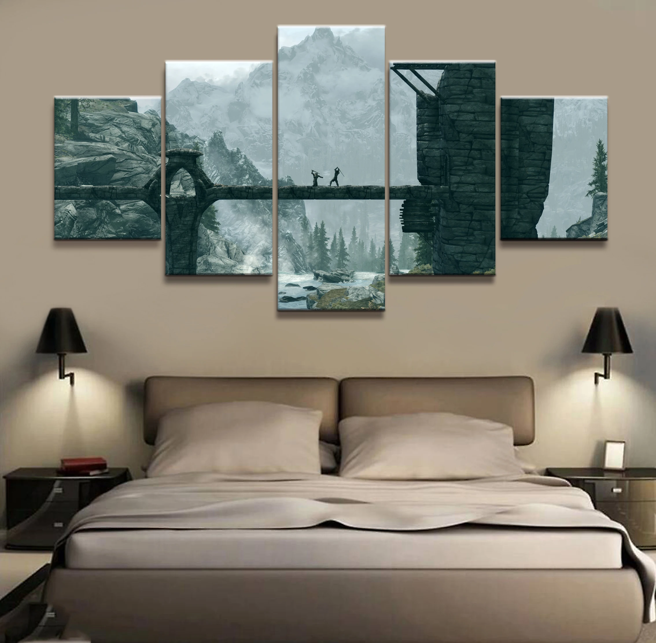 Картины на холсте 5 шт. без рамки | Дом и сад