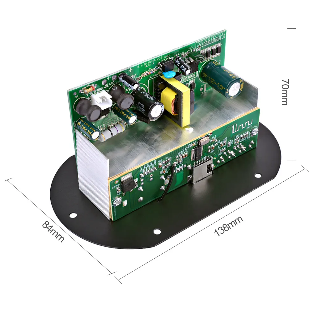 AOSHIKE усилители аудио Плата Amplificador сабвуфер усилитель плата Встроенный Bluetooth fm-радио 220 в 12 В 24 в цифровой IC трубки