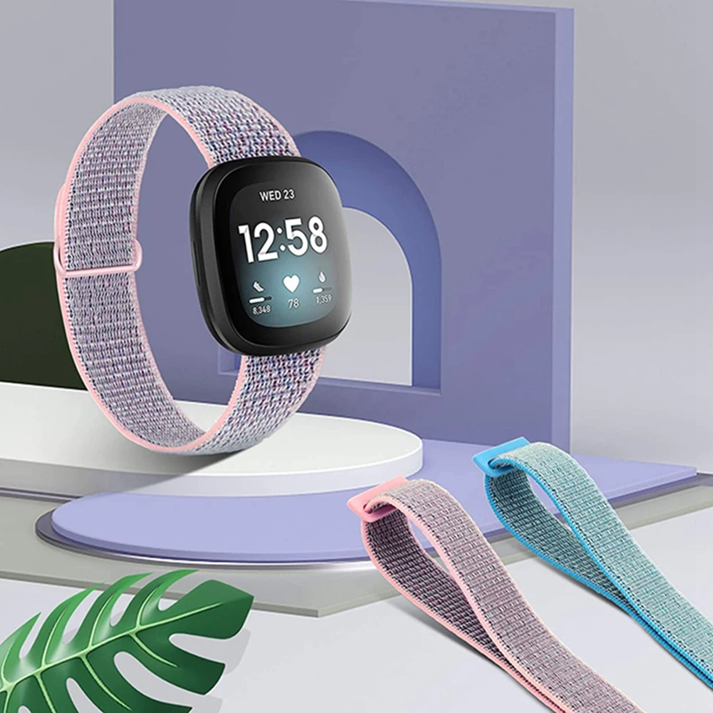

Тканый нейлоновый ремешок для умных часов Fitbit Versa 3/Sense
