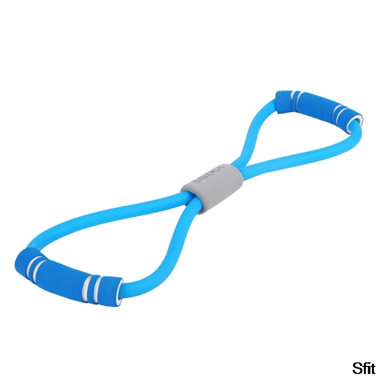 2020 горячая Йога резинки Фитнес сопротивлением 8 слово грудь веревка Тренировка