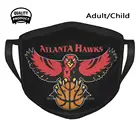Винтажная, Hawks-Атланта модная мужская и женская уличная спортивная маска маски для рта с логотипом значок старый ретро