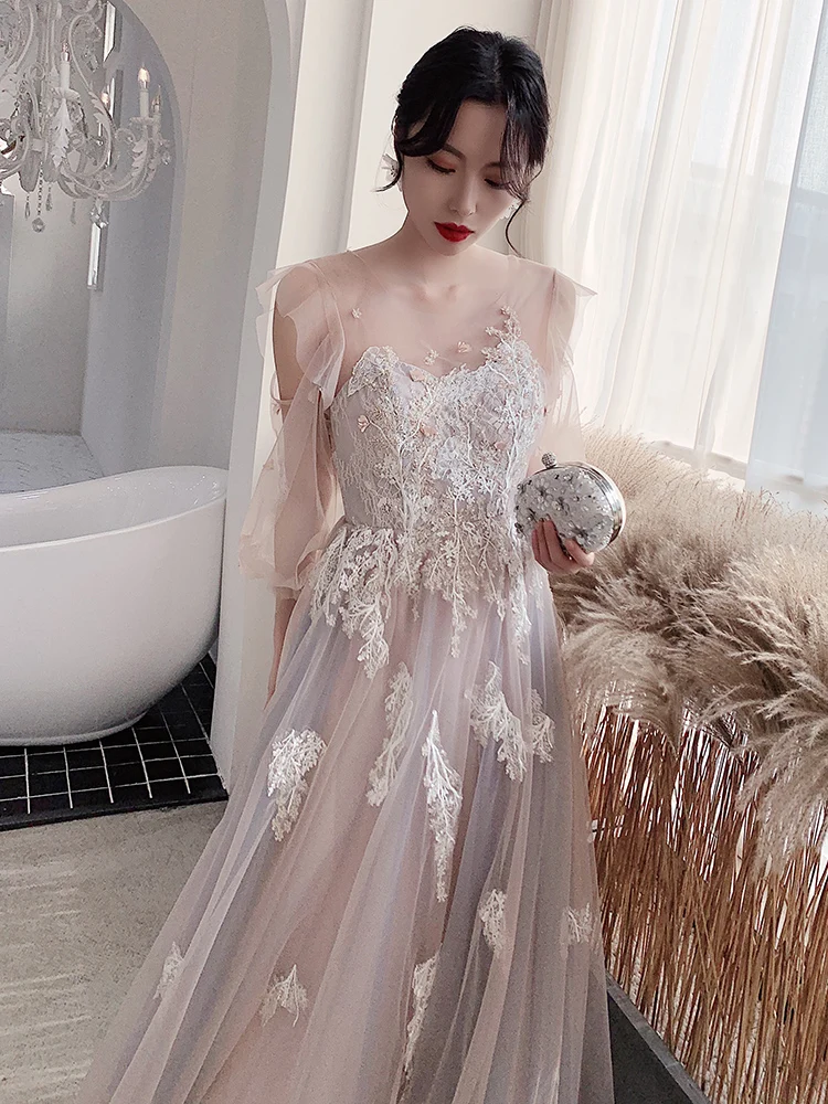 Женское вечернее платье с открытой спиной He's Bride элегантное разноцветными