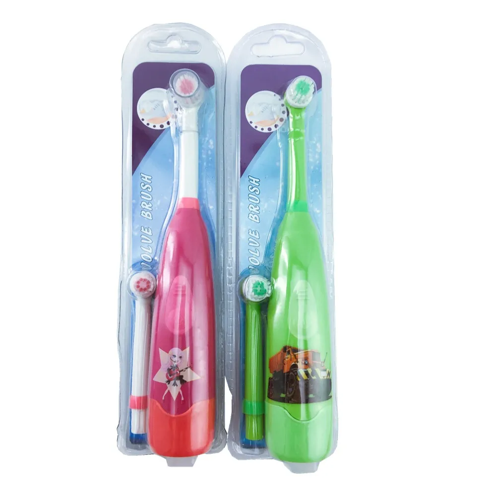 

Children Electric Toothbrush Cartoon Pattern Double-sided Tooth Brush accept to buy replacement toothbrush heads