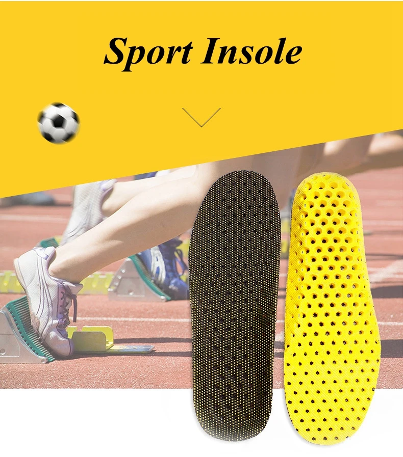 

1 pair of breathable deodorant insole running pad sports memory foam insole tennis arch support shoe accessories