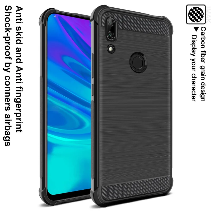 Противоударный чехол с воздушной подушкой для Huawei P Smart Z мягкий ТПУ накладка Imak Vega