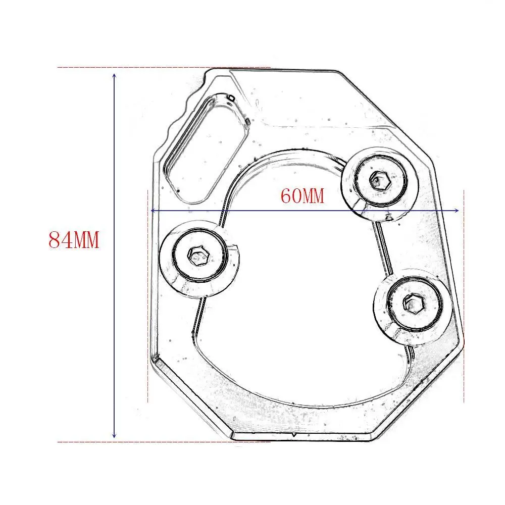 

Motorcycle Side Stand Enlarger Parking Kickstand Enlarge Plate Accessories Extension Pad Plate Cover for Kawasaki GTR 1400 ZX14R