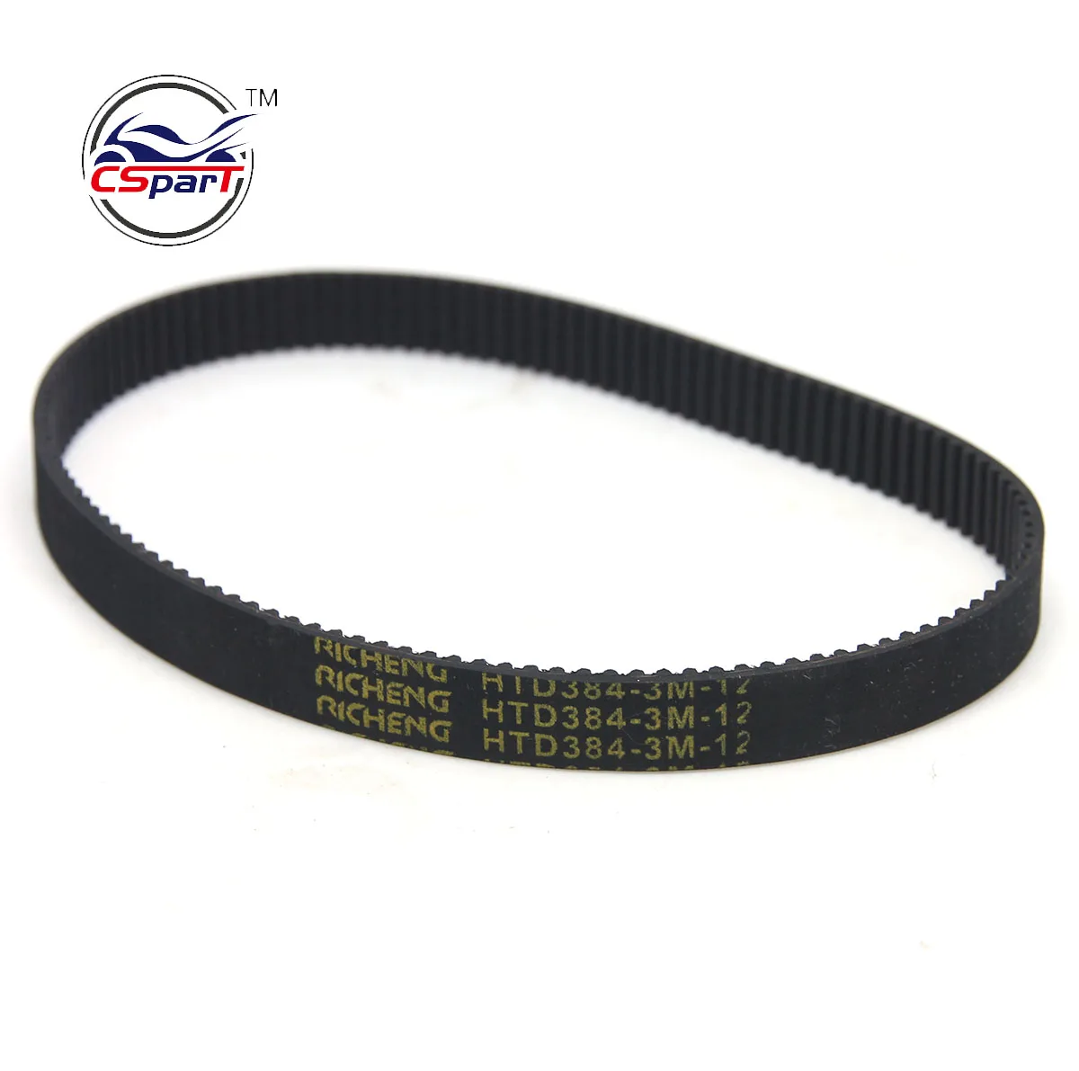 

HTD 3M 384 12 128 Tooth Drive Belt Rocket X-Treme Razor lzip EVO Electric Scooter Go Ped Petrol Scooter Parts