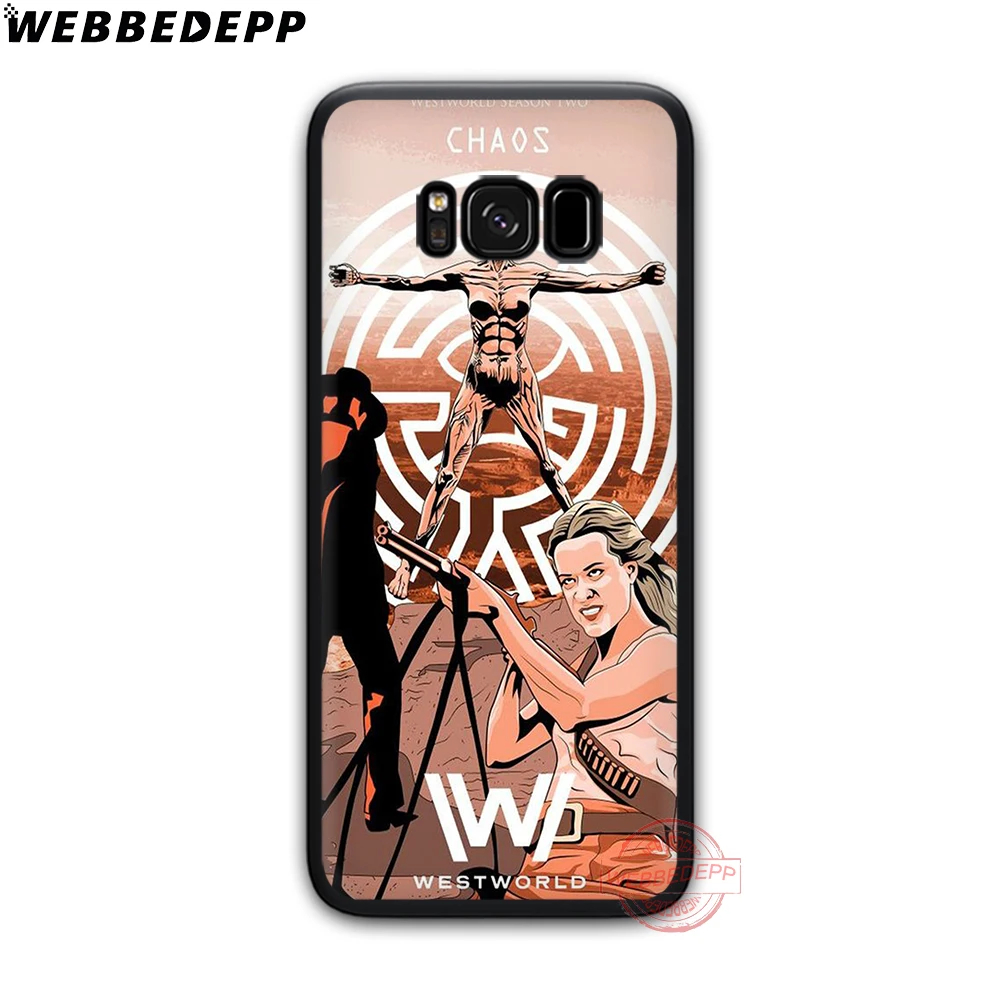 WEBBEDEPP Westworld мягкий чехол для телефона с изображением цветов Samsung S6 S7 край S8 S9 S10