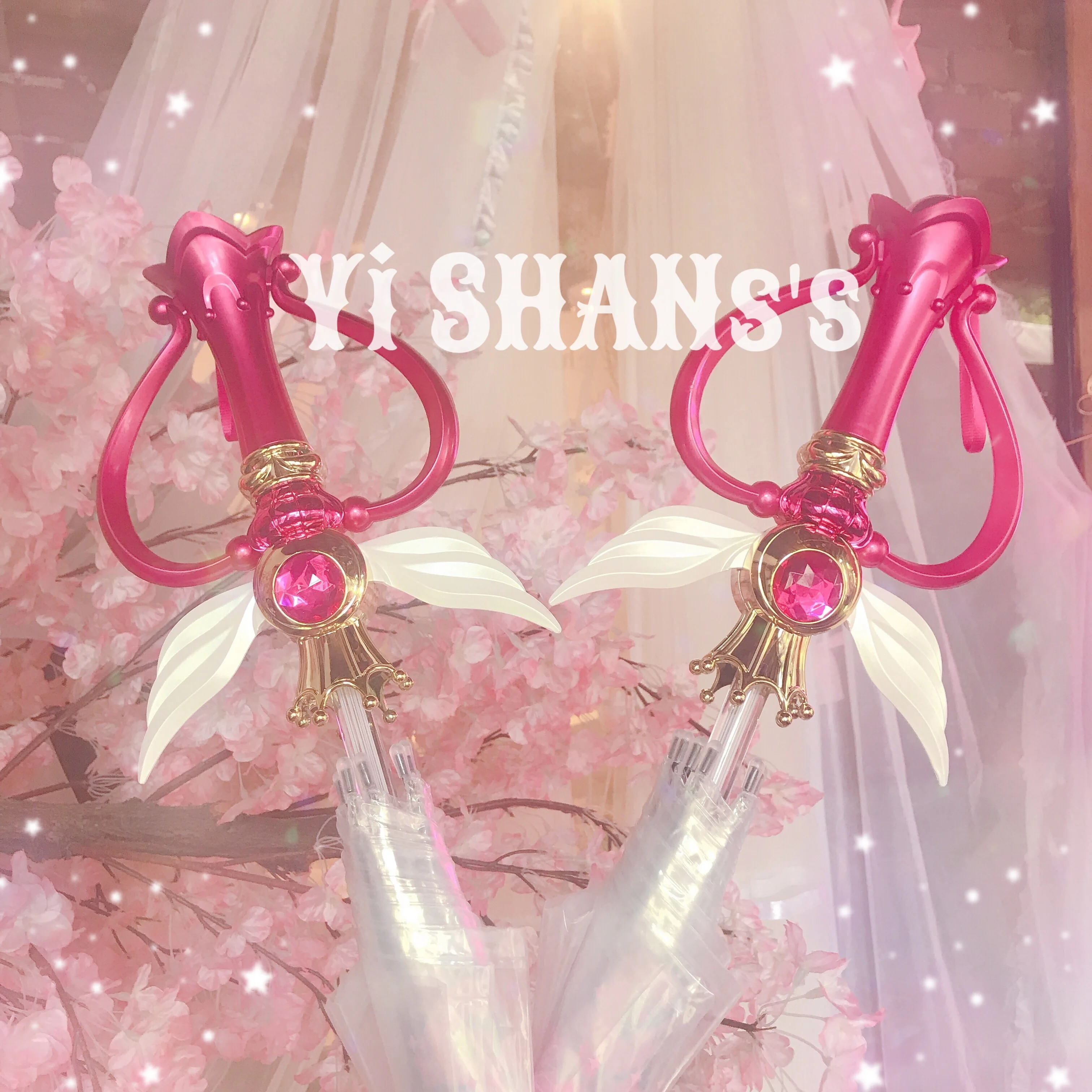 Новый Зонт Сейлор Мун с волшебной палочкой прозрачный зонт светодиодный Ной