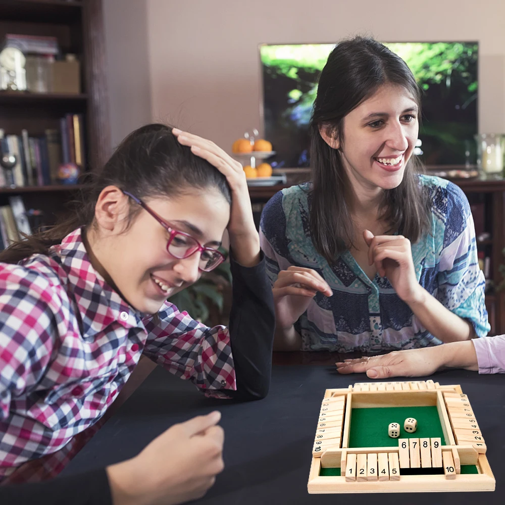 

Four Side Flop Game Number Game Toys Parent-child Board Game Bar Party Leisure Game Math Toys Four-person Digital Game Toys