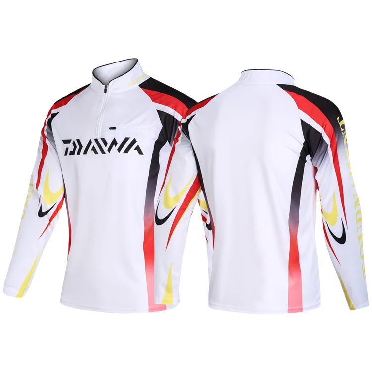 Новая рыболовная рубашка Daiwa с длинным рукавом быстросохнущая дышащая УФ