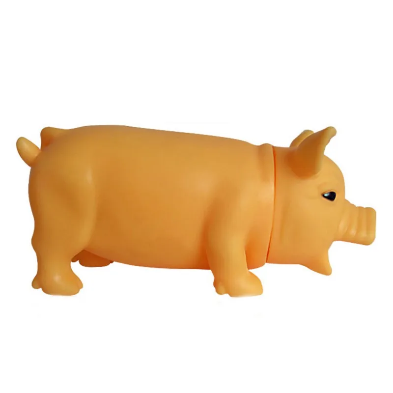 Cute Rubber Cleaning Teeth Dog Cat Chewing Toy Pig Squeak Pet Puppy Playing Squeaker Squeaky With Sound | Дом и сад