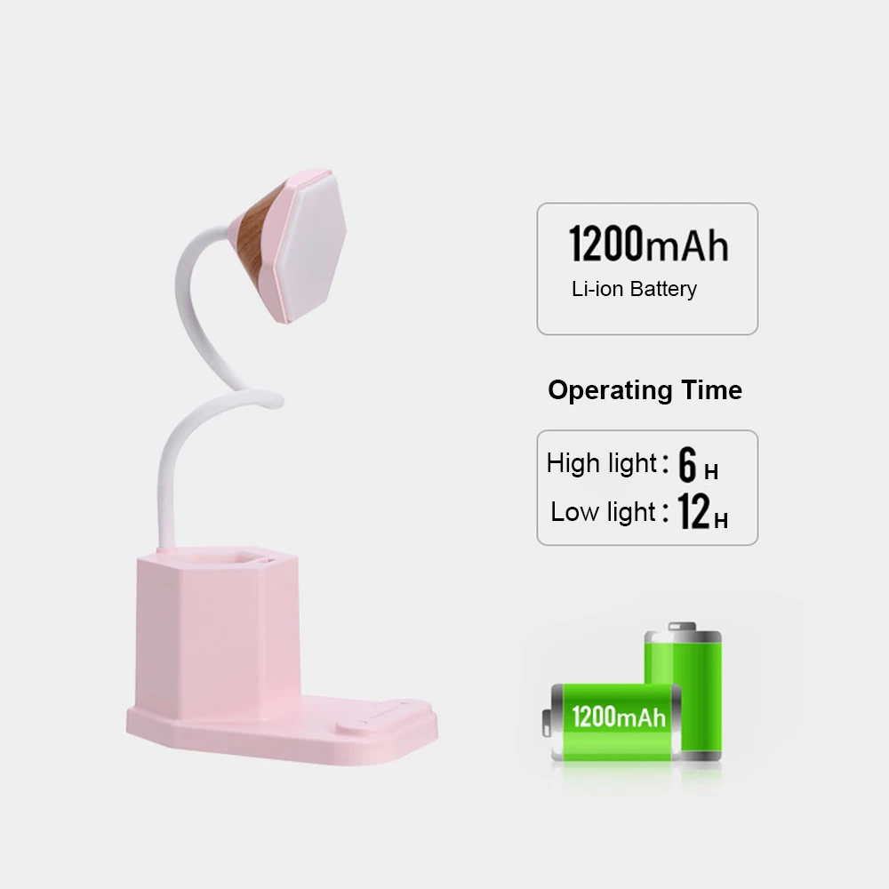 Светодиодный ночник RGB настольная лампа для телефона диммер USB выход учебы работы