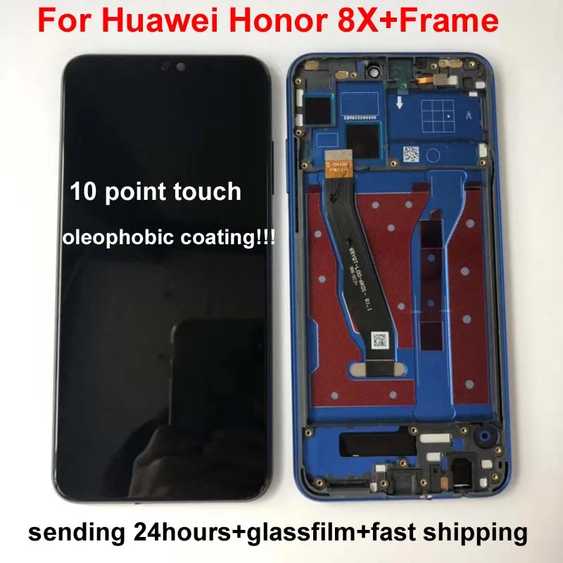 Для huawei Honor 8X JSN-AL00 JSN-L22 JSN-L21 полный ЖК-дисплей дисплей+ Сенсорный экран планшета Ассамблеи Замена с рамкой
