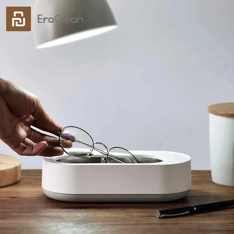 

Новая ультразвуковая Очистительная Машина Xiaomi EraClean 45000 Гц, высокочастотный Вибрационный очиститель для мытья ювелирных изделий, очков, час...