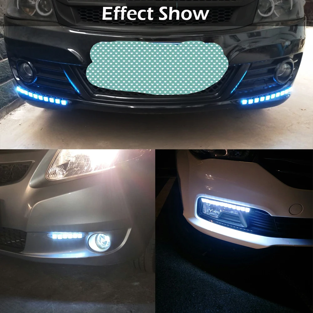 Cawanerl Автомобильные фары дневного света светильник DRL авто гибкий Светодиодные