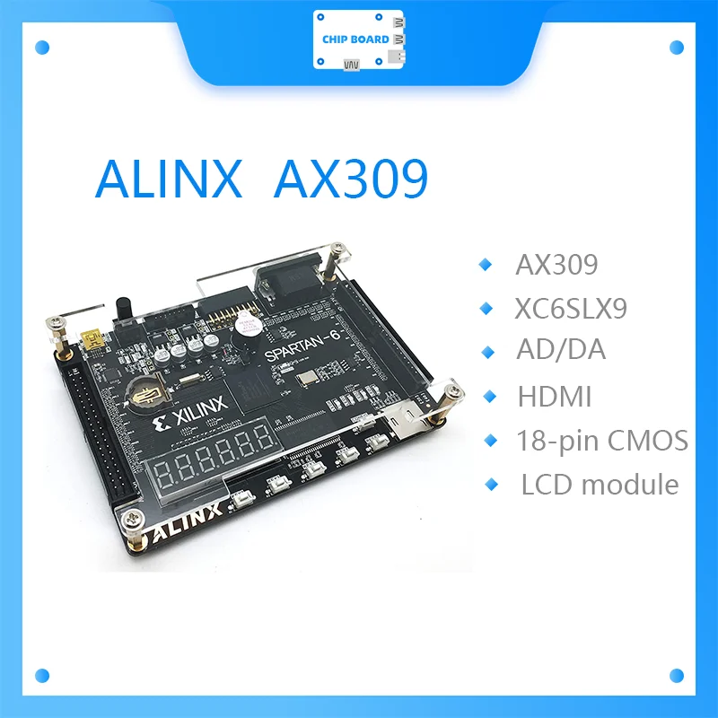 

ALINX AX309: Spartan-6 XC6SLX9 Come with AN108 ADDA Module