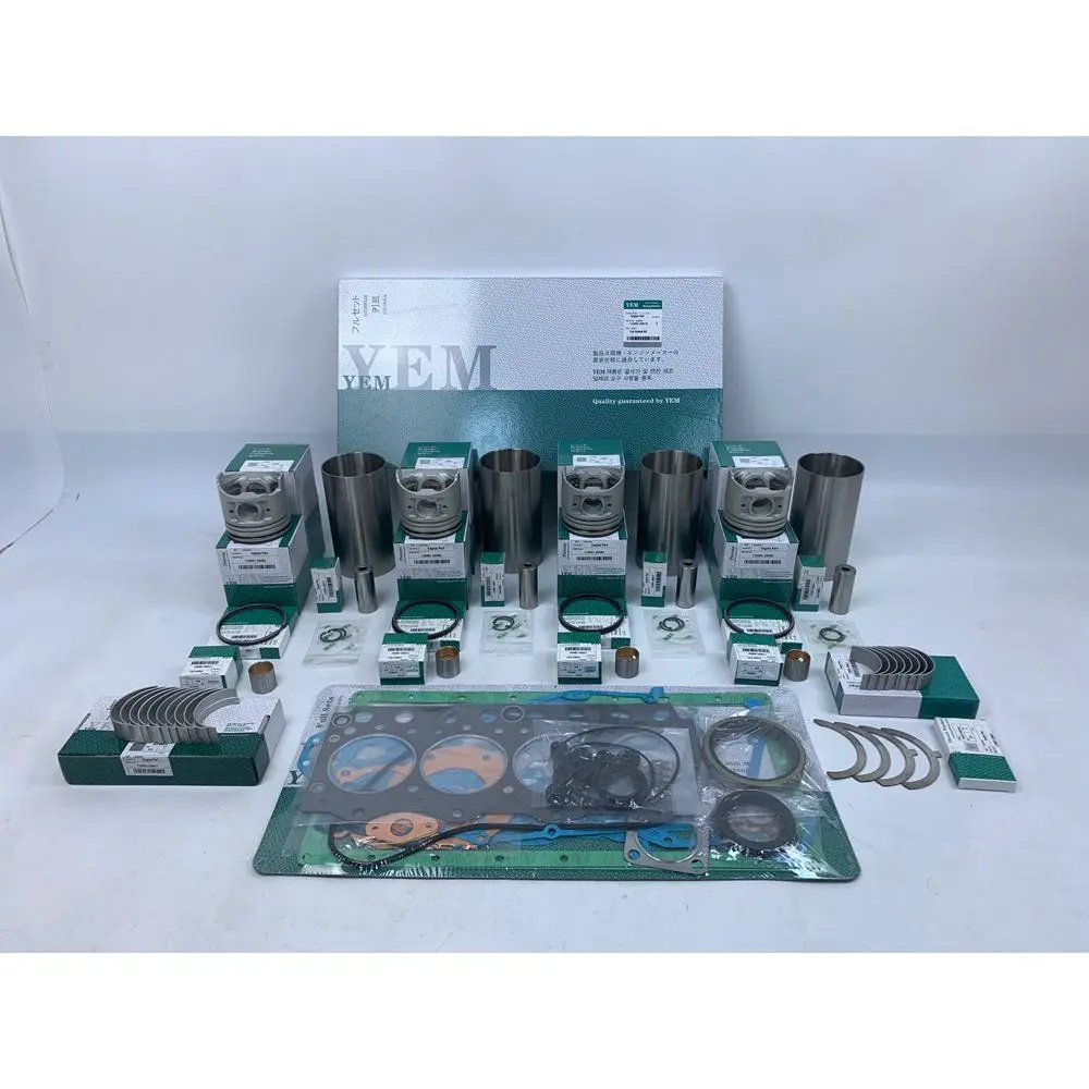 

Запасные части для двигателя 4TNE88, Ремонтный комплект Overhual с набором прокладок головки, комплект поршневых колец, подшипник двигателя для Yanmar